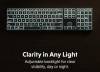 Hyper HyperSpace Next Bluetooth Wireless Keyboard, PC/Mac/Chrome/iOS, bakbelyst, laddningsbart via USB-C, nordiskt#4