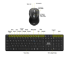 PORT Designs Full Size Wireless Keyboard and Mouse Combo, Bluetooth, laddningsbart, nordiskt#2