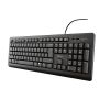 TRUST TK-150 spilltåligt tangentbord, USB - Svart#2