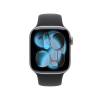 Apple Watch Series 11 GPS 42mm Rymdgrå Aluminiumboett med Svart Sportband - M/L#2