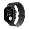 Apple Watch Ultra 3&nbsp;GPS + Cellular&nbsp;49mm&nbsp;Svart Titanboett med Svart milanesisk loop - Small#1
