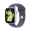 Apple Watch Series 11 GPS + Cellular 46mm Silver Aluminiumboett med Purpurdimma Sportband - M/L