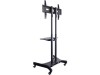 Multibrackets Floorstand Public Basic 150, 32-60", max 50 kg, inkl. hylla#2