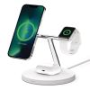Belkin BoostCharge Pro 3-i-1 15W trådlös laddningsstation - Vit#1