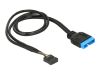 Delock Cable USB 2.0 pin header F > USB 3.0 pin header M 45 cm#1