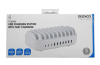 USB-laddningsstation för 10 enheter, 7xUSB-A 2,4 A, 3xUSB-C PD 20W - Vit#2
