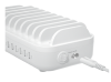 USB-laddningsstation för 10 enheter, 7xUSB-A 2,4 A, 3xUSB-C PD 20W - Vit#4